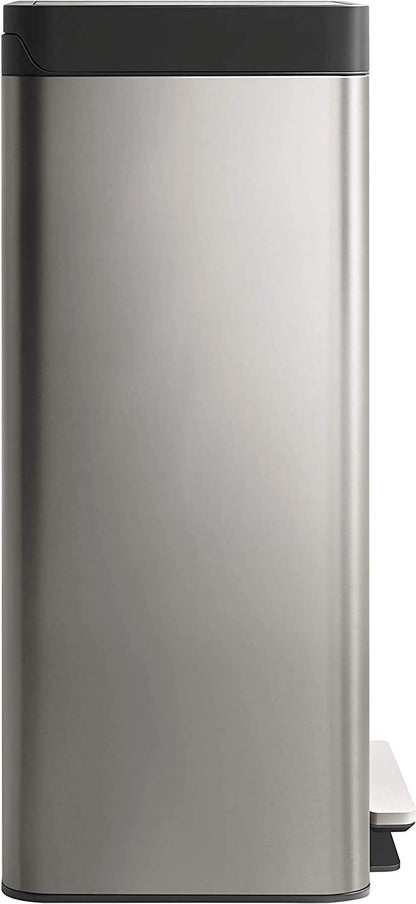 Primole™ 13-Gallon Stainless Steel Step Trash Can