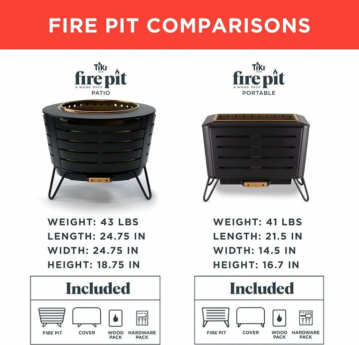 Primole Smokeless Portable Fire Pit