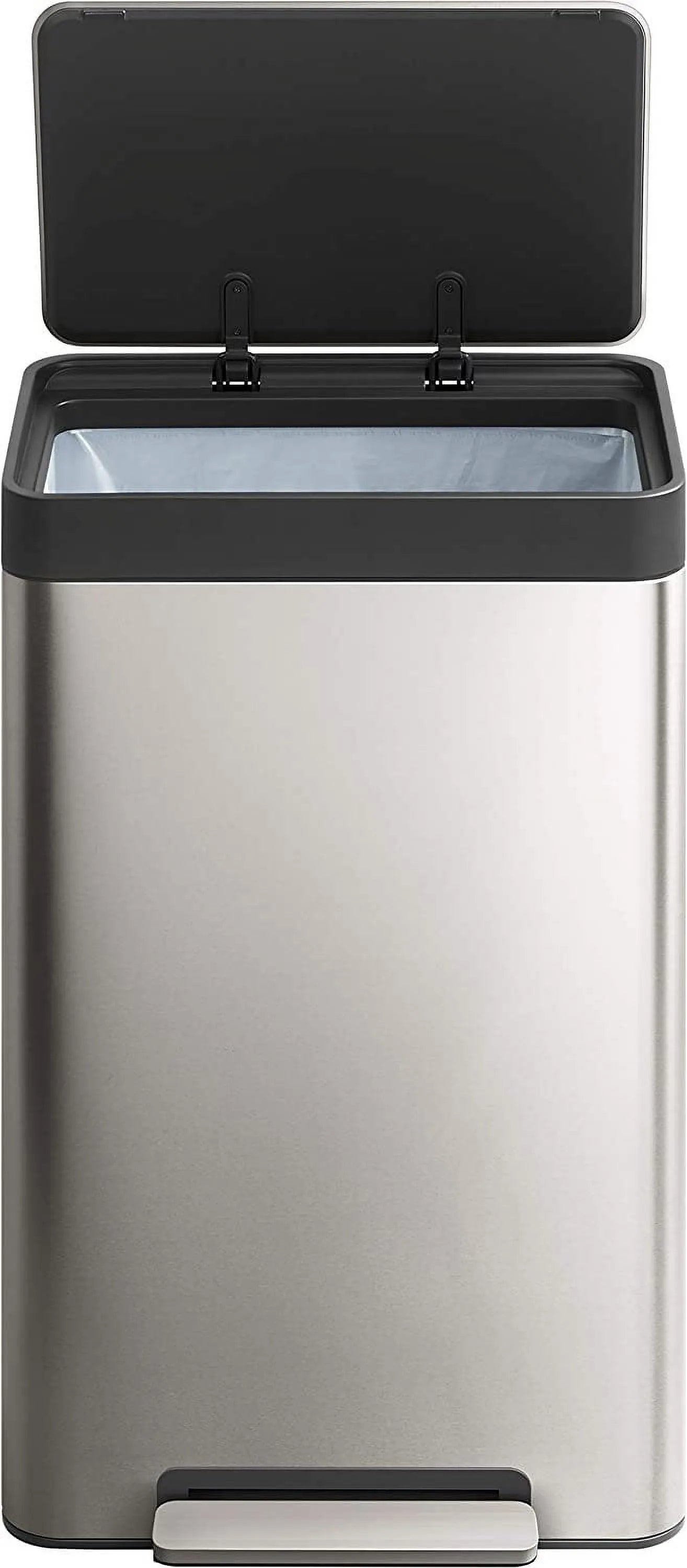 Primole™ 13-Gallon Stainless Steel Step Trash Can