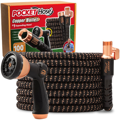 Primole™ Copper Bullet Expanding Hose and Spray Nozzle Combo