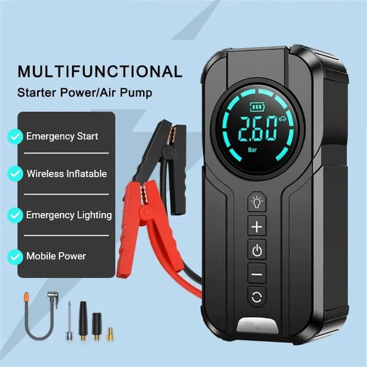 Primole™ Powerful Jump Starter and Multi-Function Emergency Tool