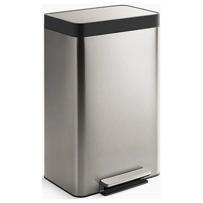 Primole™ 13-Gallon Stainless Steel Step Trash Can