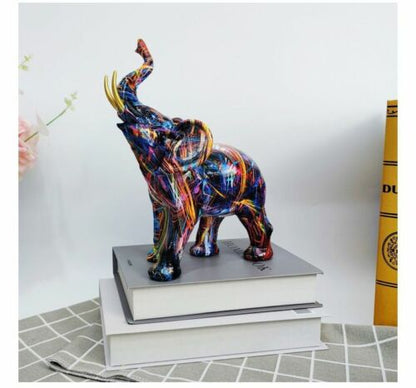 Primole™ Creative Graffiti Elephant Figurine